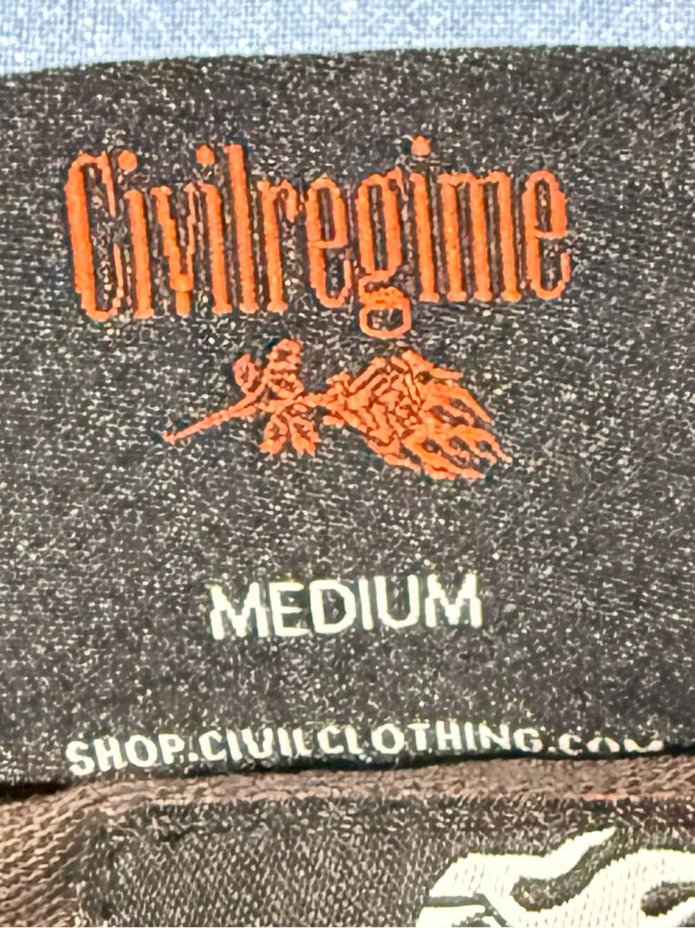 Civil Regime x Bleach In Blossom Graphic Print Oversized Tee Black, M - Picture 6 of 11
